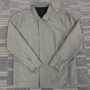 BYLT District Jacket Mens XL Gray Stretch Lightweight Casual Performance Preppy